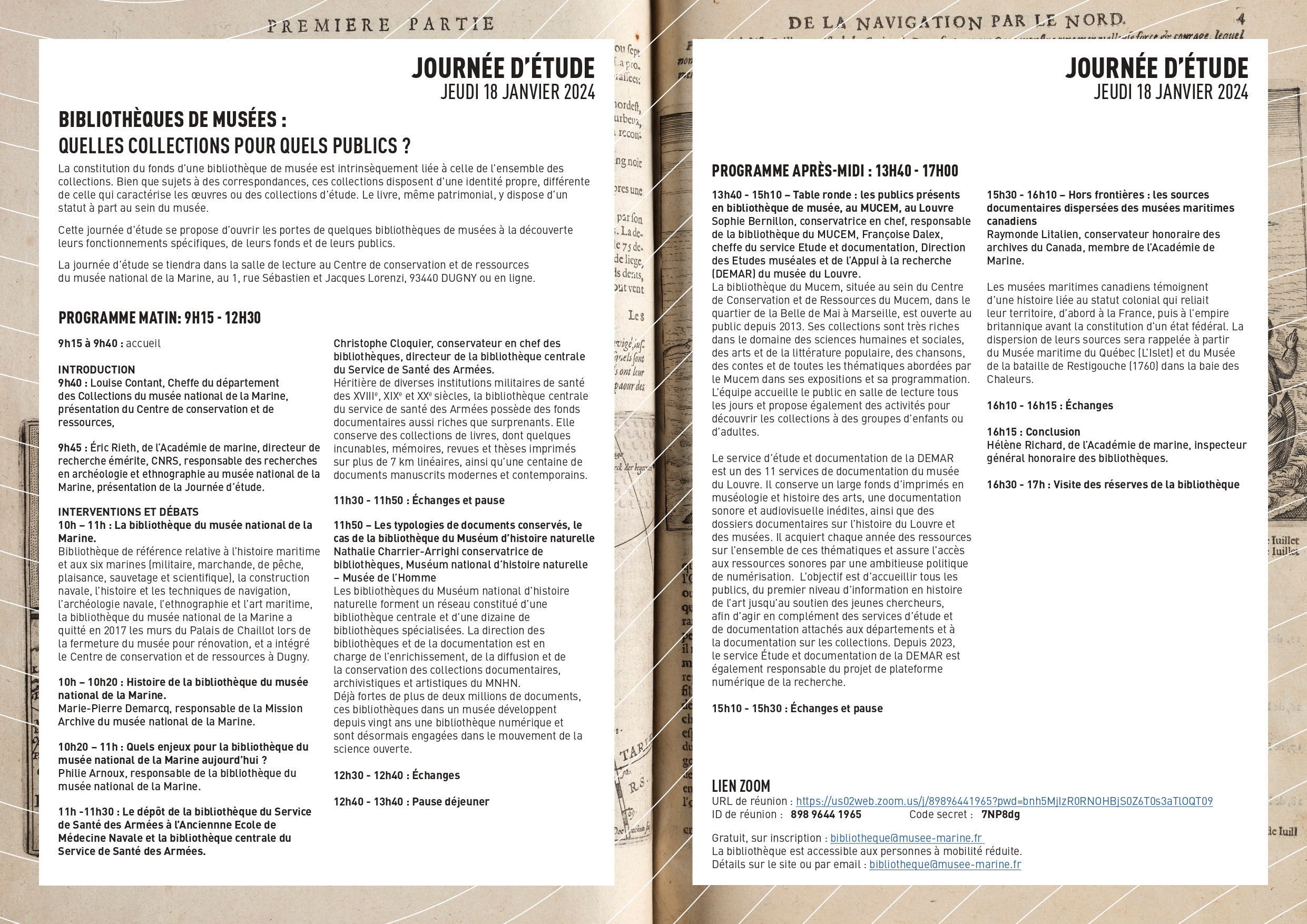 programme de la journée d'étude