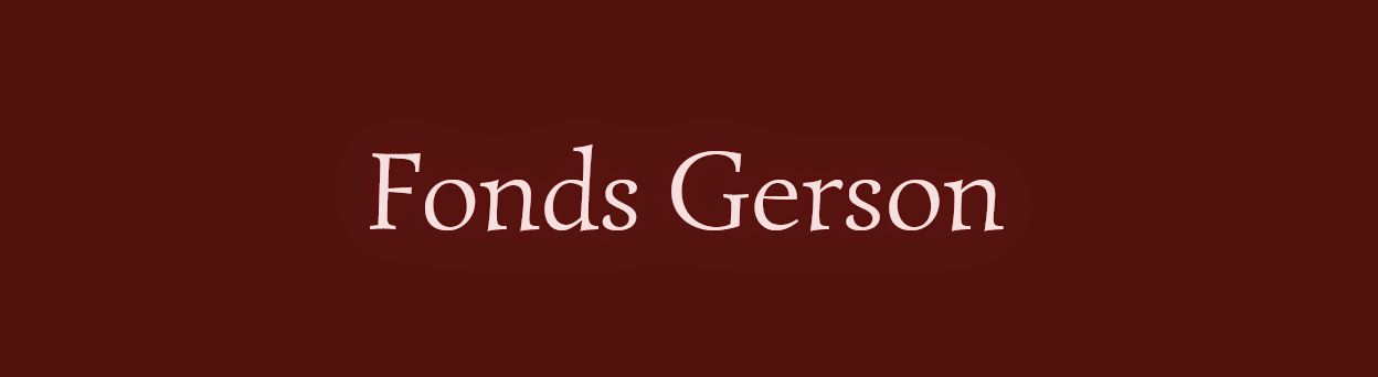 Fonds Gerson bandeau