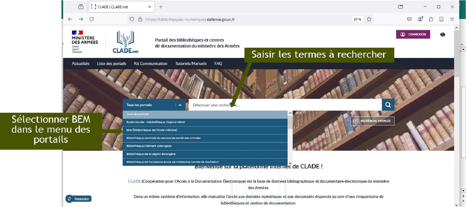 Recherche clade bem 3