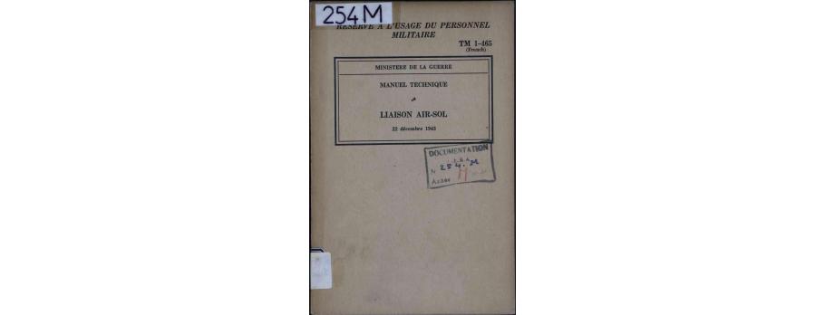 Liaison air-sol du War department des États-Unis (1943).