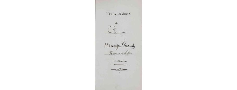 Mémoire divers de chirurgie de Laurent Jean Baptiste Bérenger-Féraud (1869).