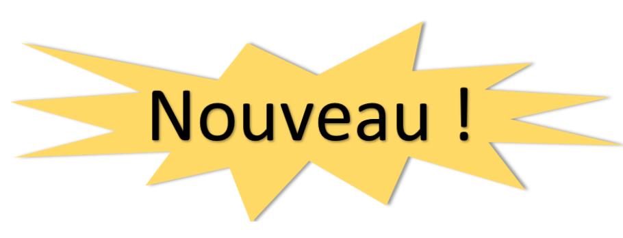 Image portant l'inscription "Nouveau"