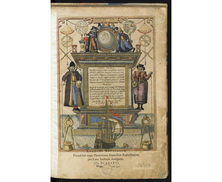 Numérisation issue de WAGHENAER, Lucas Janszoon, Speculum nauticum super navigatione maris occidentalis confectum…, 1586